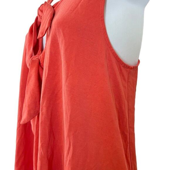 Red by BKE The Buckle Womens Tie Front Casual Modal Knit Sleeveless Dress sz XL - Picture 9 of 16